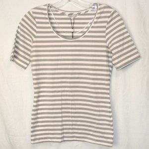 Soft Colours striped t-shirt